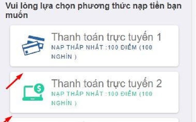 Chon Hinh Thuc Nap Tien Phu Hop